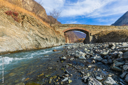 Old bridge in Gakh, Azerbaijan