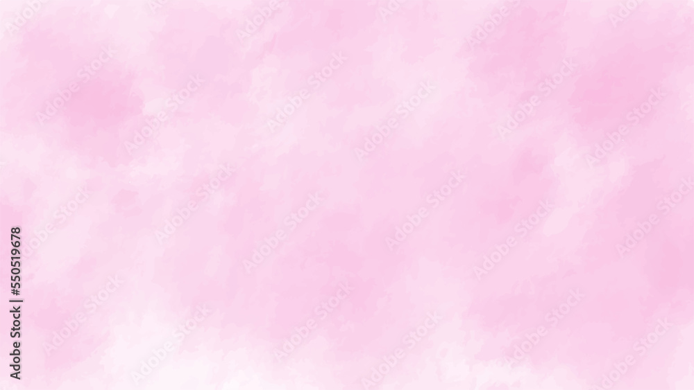 Fototapeta premium Pink watercolor background for textures backgrounds and web banners design 