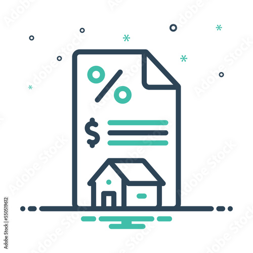 Mix icon for tax placement