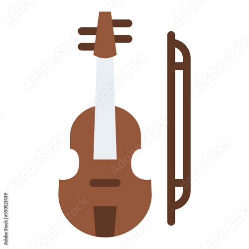 violin music instrument wedding icon