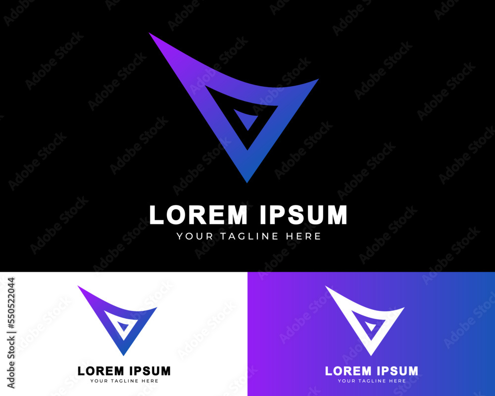 Letter V logo design Letter V logo design