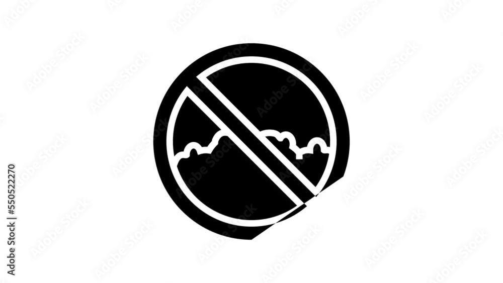 cocaine drug addiction line icon animation cocaine drug addiction line icon animation