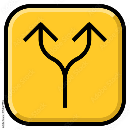 parallel filled outline icon
