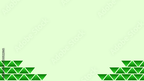 Background green with triangle. Vector can be used for banners, posters, power points, templates, slides, etc.