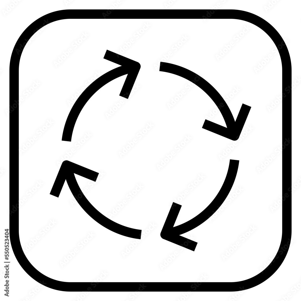 loop outline icon loop outline icon