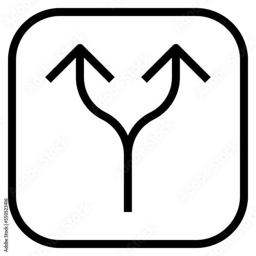 parallel outline icon