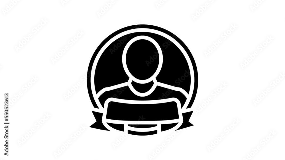 member registration line icon animation member registration line icon animation