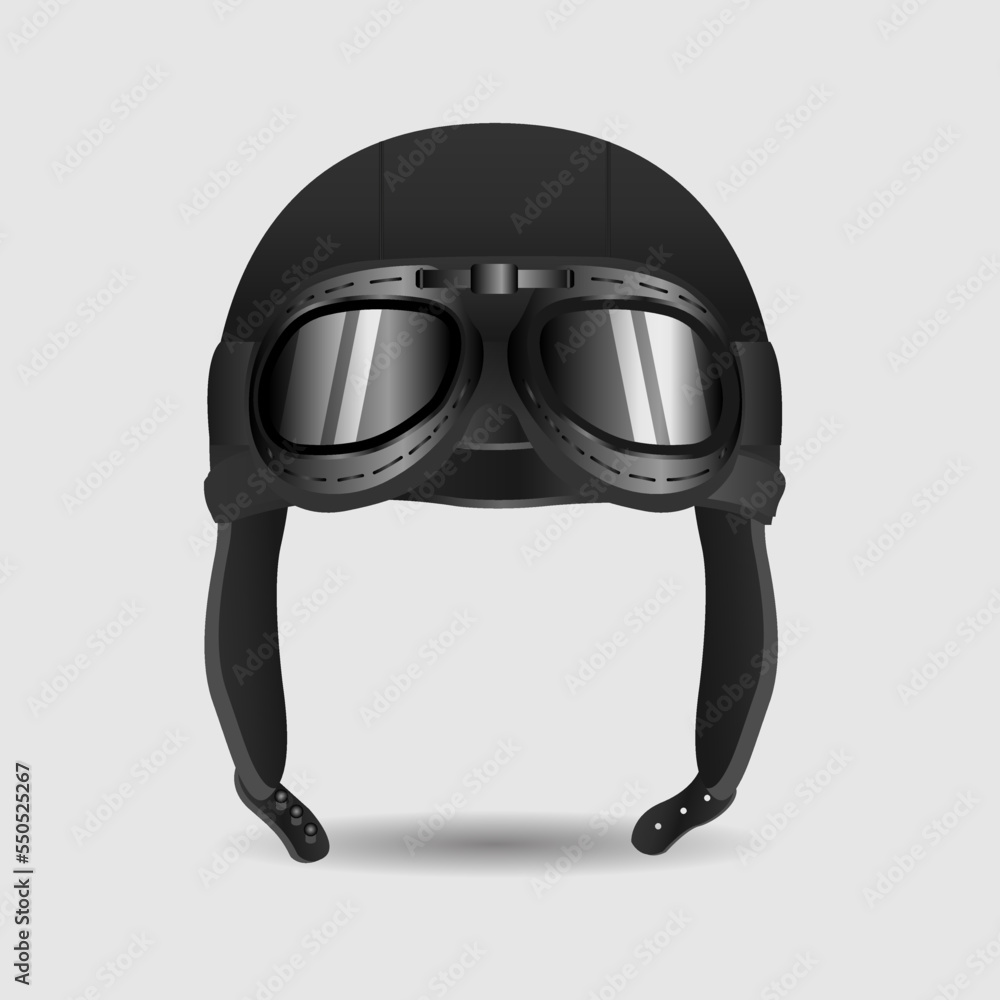 Ταπετσαρία Realistic Aviator Hat with Goggles