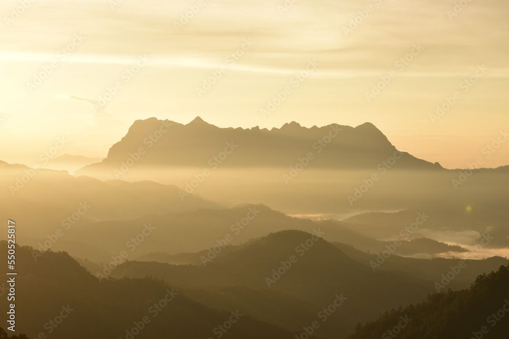 sunset in the mountains sunset in the mountains