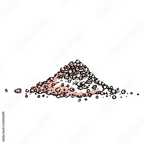 handful of salt sketch hand drawn vector spice pinch, chef add sodium salty powder