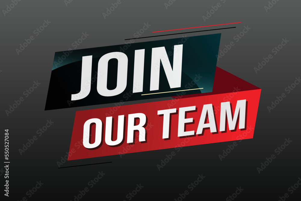 join our team word concept vector illustration with modern futuristic 3d style for landing page template ui web mobile app poster banner flyer background gift card coupon label wallpaper join our team word concept vector illustration with modern futuristic 3d style for landing page template ui web mobile app poster banner flyer background gift card coupon label wallpaper
