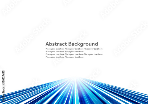 先へ向かう青ライン背景