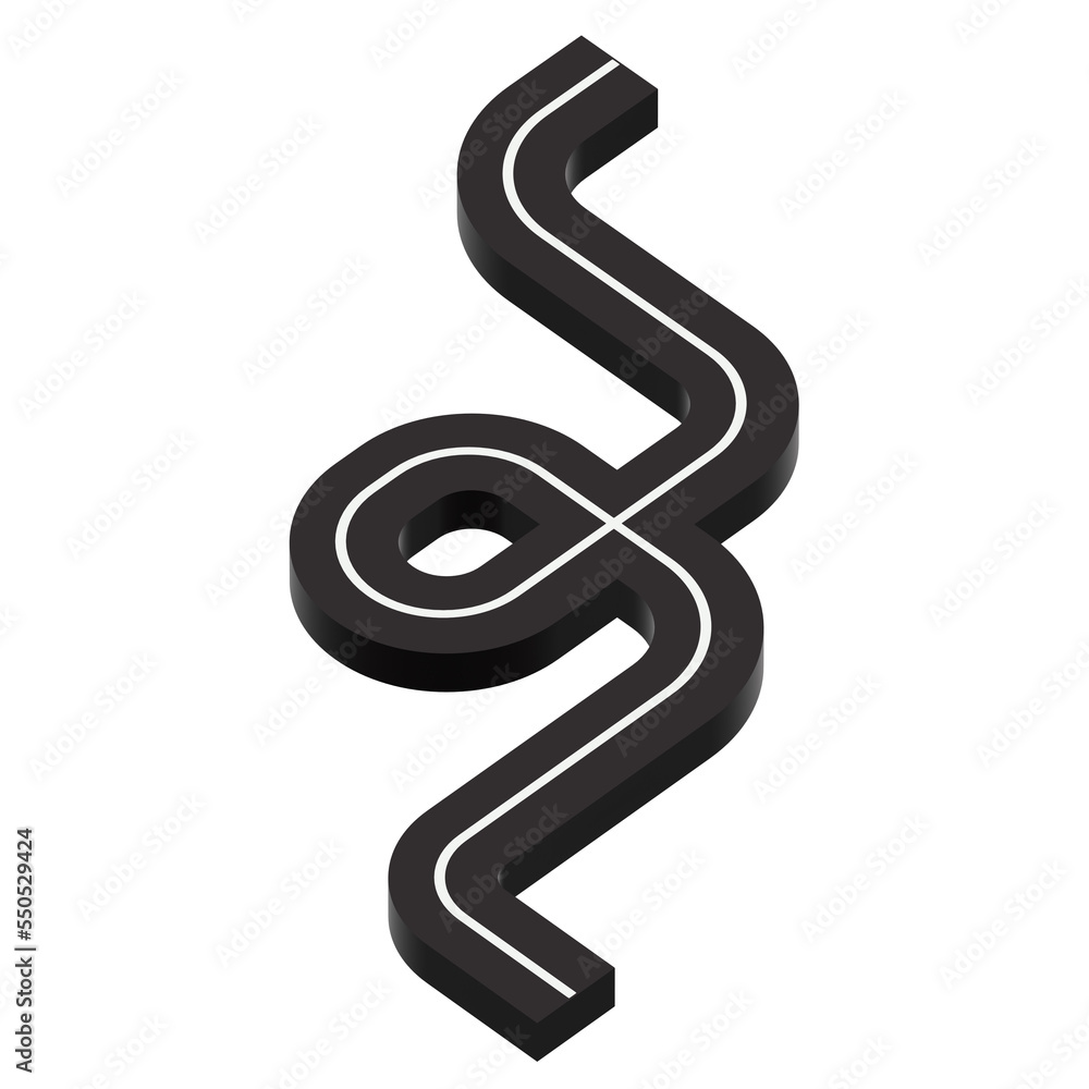 Obraz premium Highway curvy