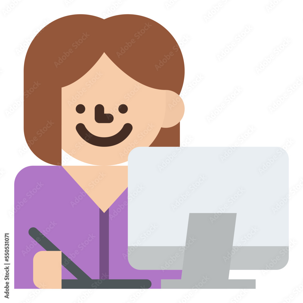 graphic designer occupation job profession icon graphic designer occupation job profession icon