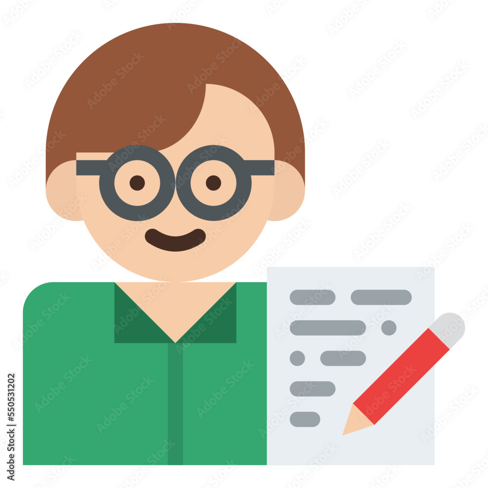 writer occupation job profession icon writer occupation job profession icon