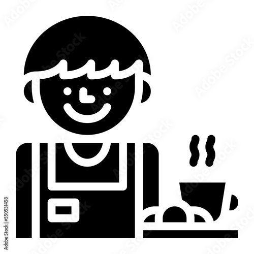 barista occupation job profession icon