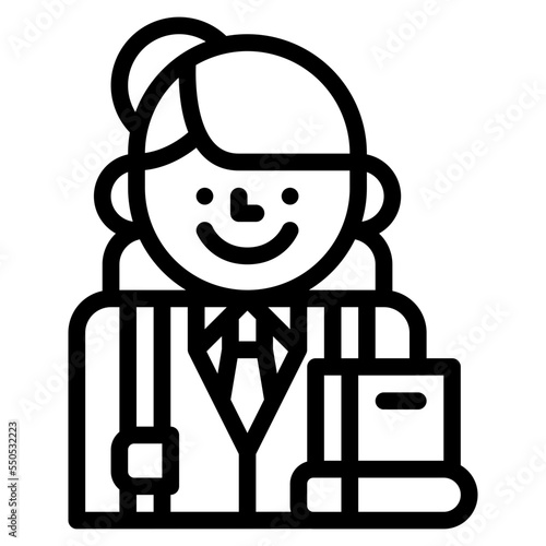student occupation job profession icon