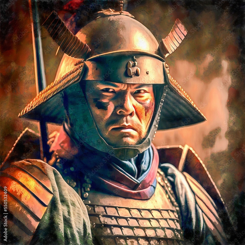 Obraz premium Samurai in armour
