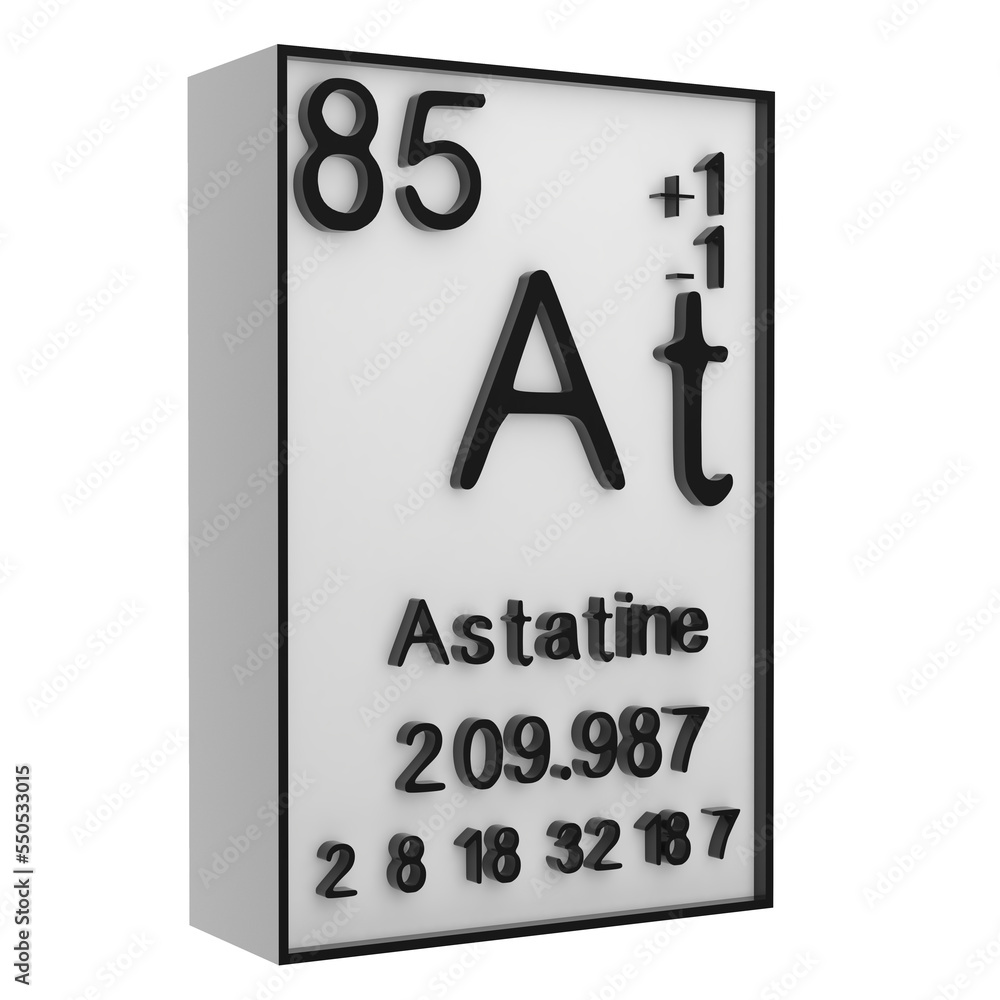 Astatine,Phosphorus on the periodic table of the elements on white blackground,history of chemical elements, represents the atomic number and symbol.,3d rendering Astatine,Phosphorus on the periodic table of the elements on white blackground,history of chemical elements, represents the atomic number and symbol.,3d rendering