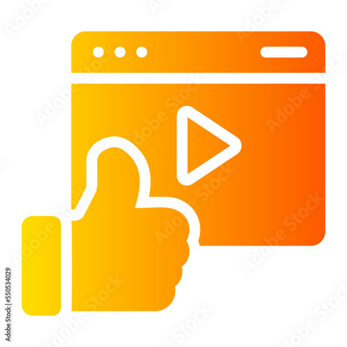like gradient icon