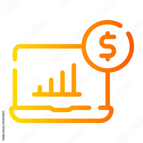 earnings gradient icon