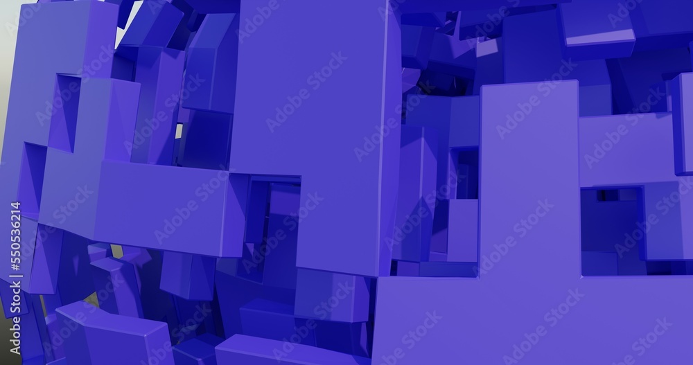 Abstract background of 3d cubes made in Blender Abstract background of 3d cubes made in Blender