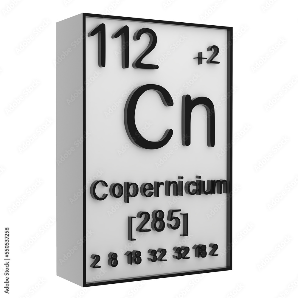 Copernicium,Phosphorus on the periodic table of the elements on white blackground,history of chemical elements, represents the atomic number and symbol.,3d rendering Copernicium,Phosphorus on the periodic table of the elements on white blackground,history of chemical elements, represents the atomic number and symbol.,3d rendering