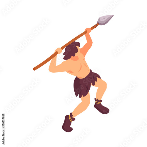 Primitive Hunter Spear Composition