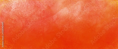 Orange Alcohol Ink Background with Flower Image photo