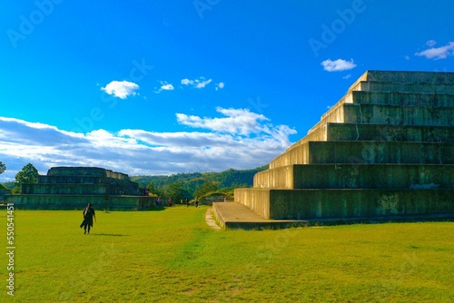 Zaculeu mayan ruins in Huehuetenango photo