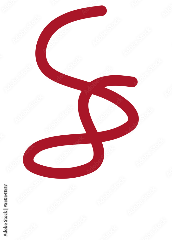 Entangled Lines Graphic. Vector Entangled Lines Graphic. Vector