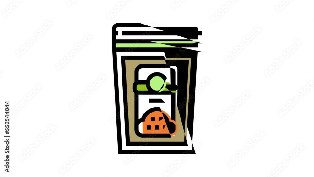 pumpkin powder color icon animation pumpkin powder color icon animation