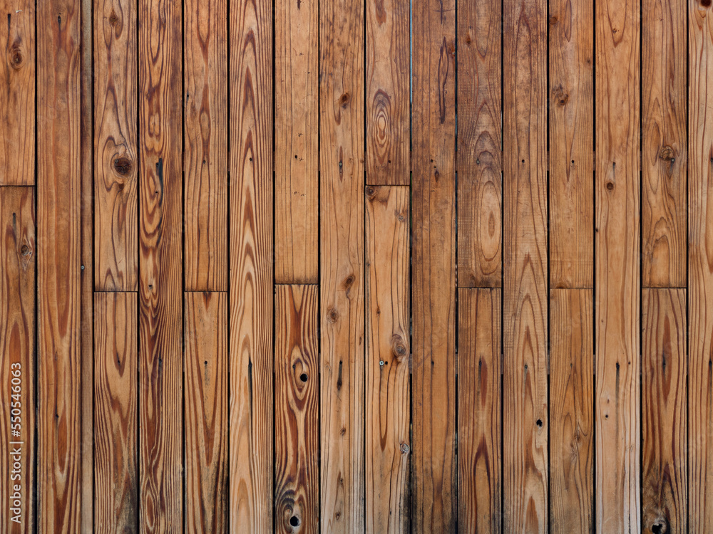 Naklejka premium 風雨にさらされた板塀