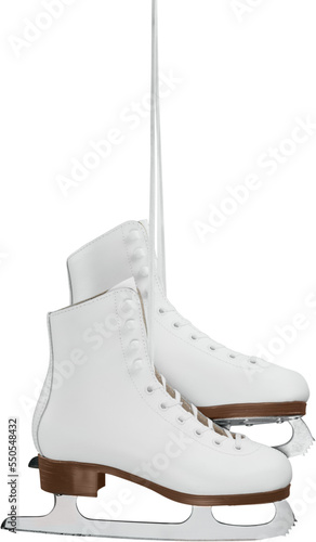 Φωτογραφία Ice Skate shoes hanging in anticipation