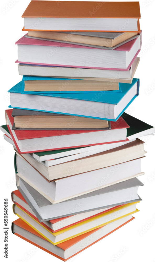 Stack of Books - Isolated Stack of Books - Isolated