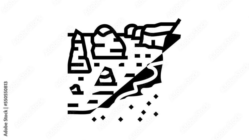 twelve apostles line icon animation twelve apostles line icon animation