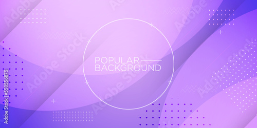 Modern abstract lilac violet lavender purple with gradient circle background. simple pattern for display product ad website template wallpaper poster. Eps10 vector