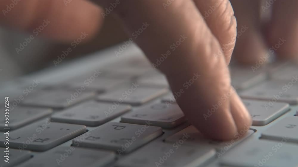 Female hands are typing on the laptop keyboard,Close up,Camera performs a circular overflew,Dolly shot
Female hands are typing on the laptop keyboard,Close up,Camera performs a circular overflew,Dolly shot