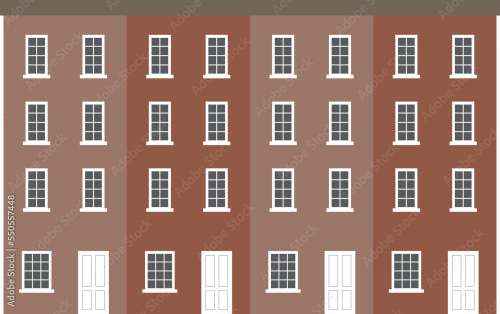 row house vector illustration row house vector illustration