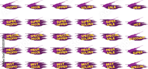 Badges Promotions, Soldes, Price, Offer & Sale