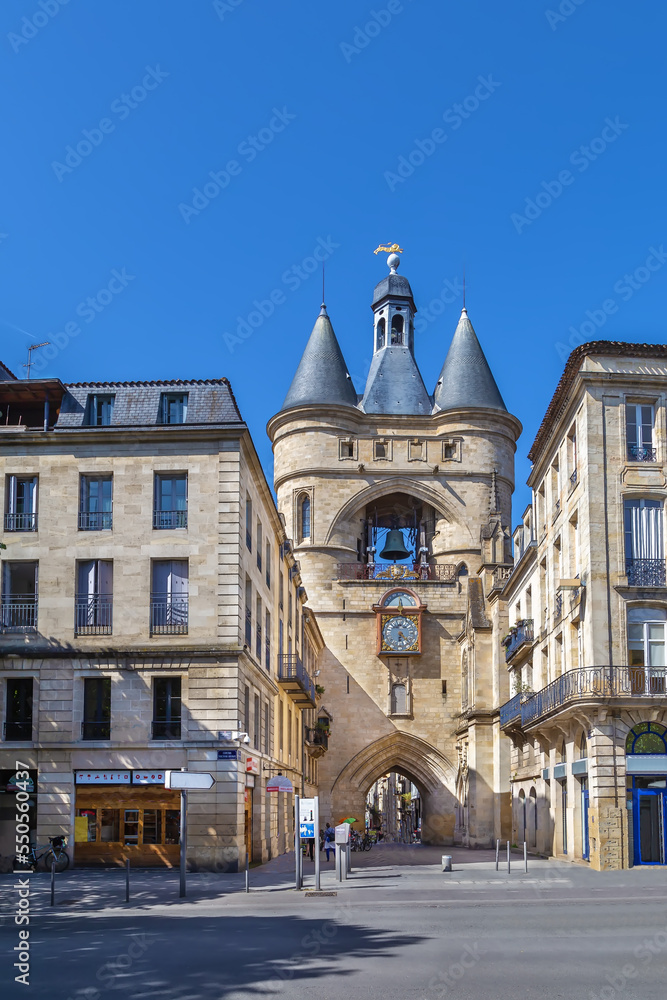 Fototapeta premium Great bell of Bordeaux, France
