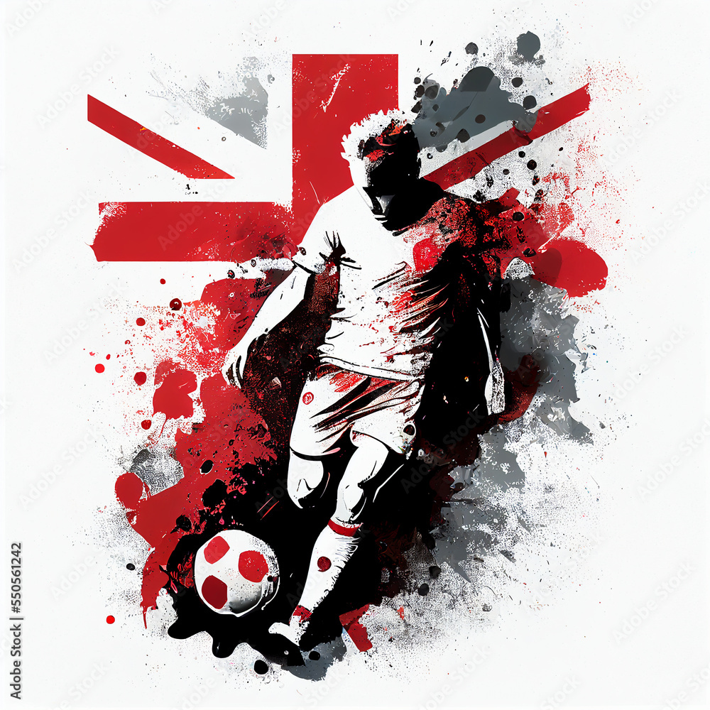 England national football player. English soccer team. England soccer