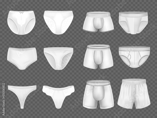 Realistic Underwear Set