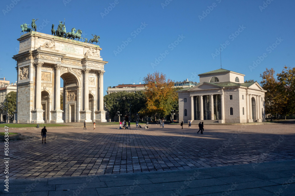 Naklejka premium Itália - Milão - Parque 