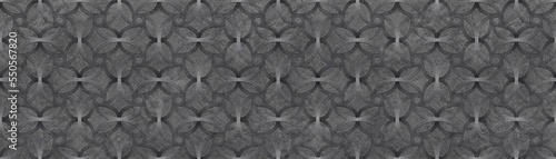 Black 3d pattern for wallpaper or textile design