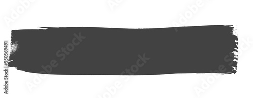 Gemalter Pinselbanner in schwarz grau