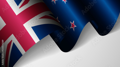 EPS10 Vector Patriotic background with flag of Newzealand. An element of impact for the use you want to make of it.