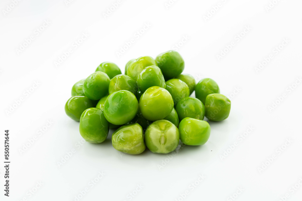 green peas isolated. fresh organic vegetables. green peas isolated. fresh organic vegetables.