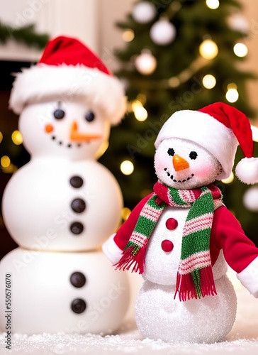 snowman christmas theme 