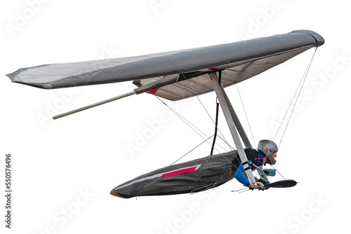 Hang glider wing isolated